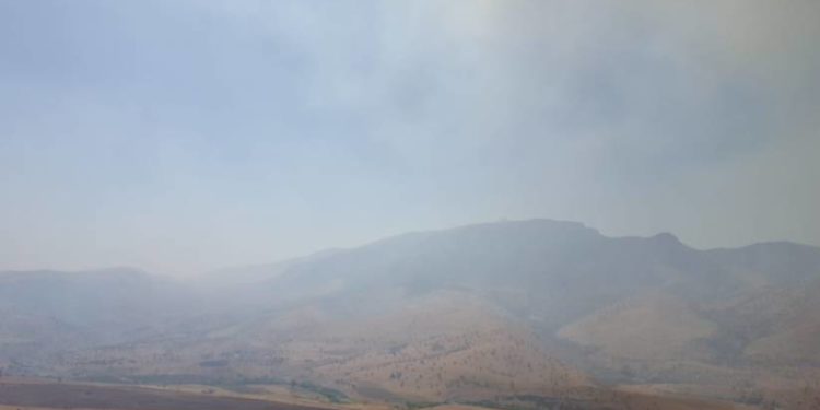 Şırnex’in Cudî ve Besta alanları yanıyor