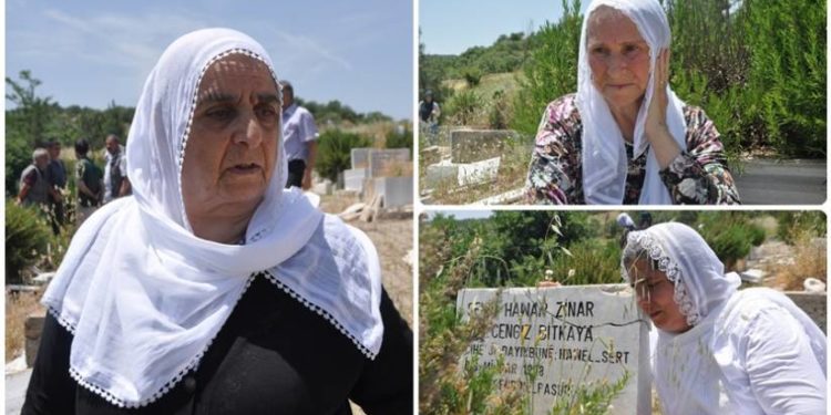 İşgalci Türk askeri Amed’de mezarlara saldırdı