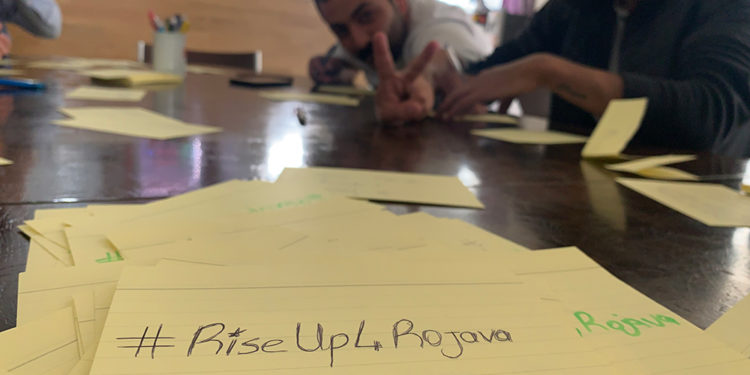 TCŞ İsviçre’de Efrîn işgaline karşı eylem yaptı