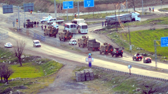 İşgalci Türk askeri Gabar’a askeri sevkiyat yapıyor