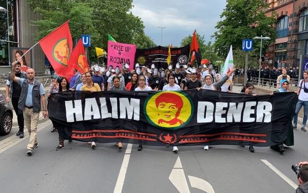Hannover’de Halim Dener’i anma yürüyüşü