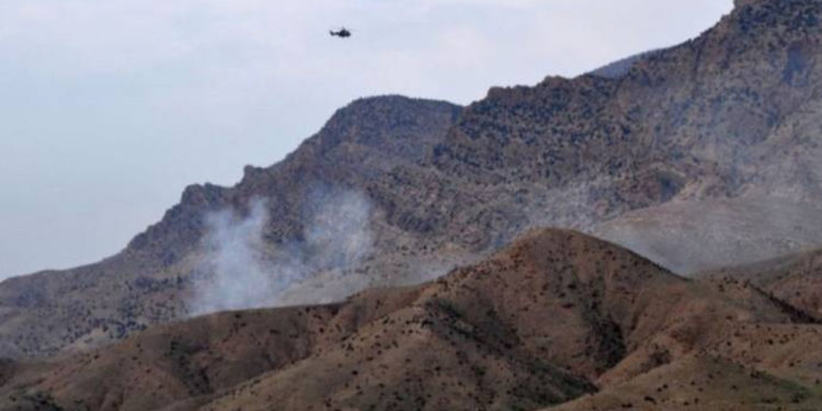 İşgalci Türk devleti Lice kırsalını bombalıyor