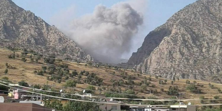 İşgalci Türk devleti Amediye’yi bombaladı: 3 yurttaş yaralı