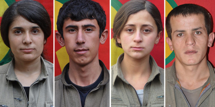 Xakurkê direnişinde şehit düşen 4 gerillanın kimlik bilgileri açıklandı
