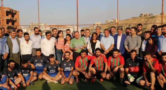 Cizîra Botan Gençlik Meclisi’nin uyuşturucuya karşı futbol turnuvası başladı