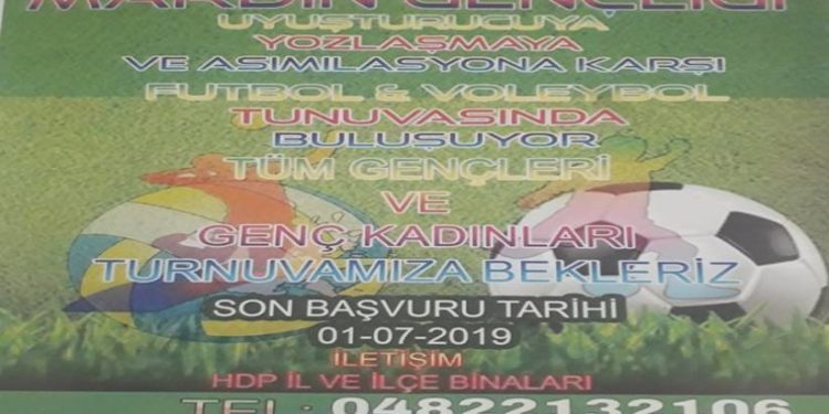 Mêrdîn’de fuhuş ve uyuşturucuya karşı gençlik turnuvası