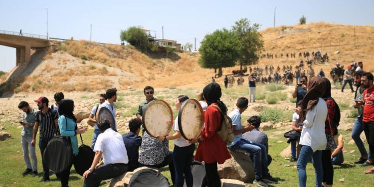 Gençliğin Heskîf’teki “çadır nöbetine saldırı!