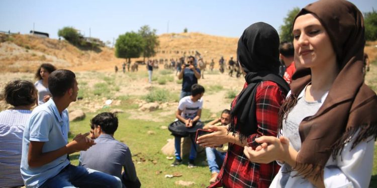 Gençliğin Heskîf’teki “çadır nöbetine saldırı!