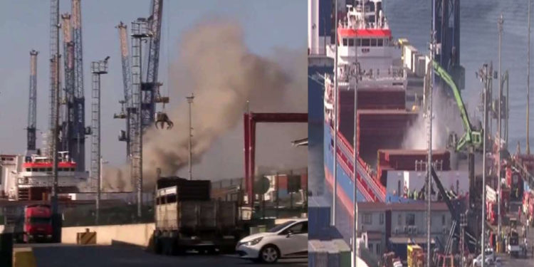 SON DAKİKA – HBDH Milislerinden Ambarlı limanında sabotaj eylemi