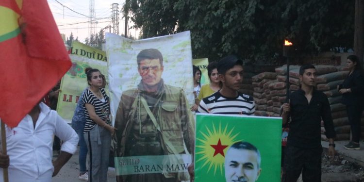 Til Temir’de Ciwanên Şoreşger işgal saldırılarına karşı yürüdü