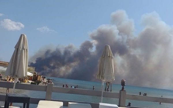 Edremit’te büyük yangın!