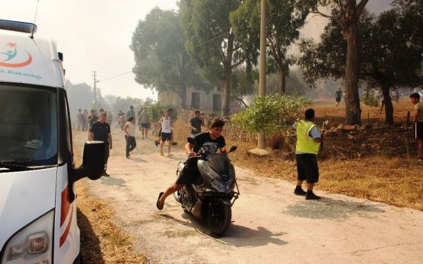 Bodrum’da büyük yangın!
