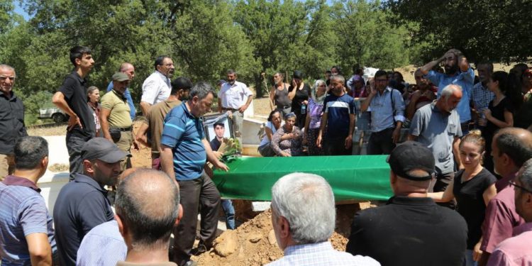 HPG’li Şehit Destiyar Veroz Dersim’de son yolculuğuna uğurlandı