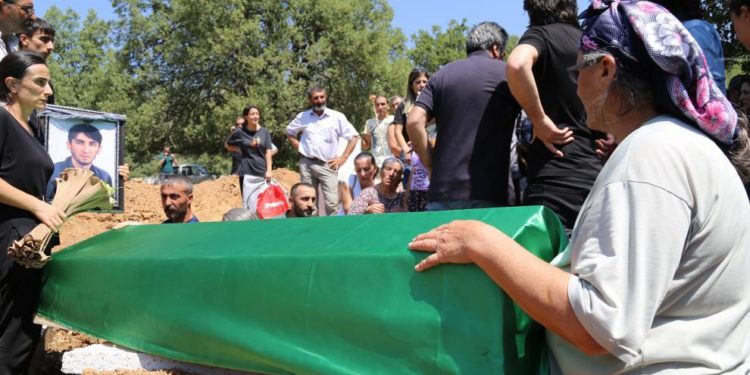 HPG’li Şehit Destiyar Veroz Dersim’de son yolculuğuna uğurlandı