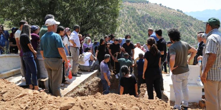 HPG’li Şehit Destiyar Veroz Dersim’de son yolculuğuna uğurlandı