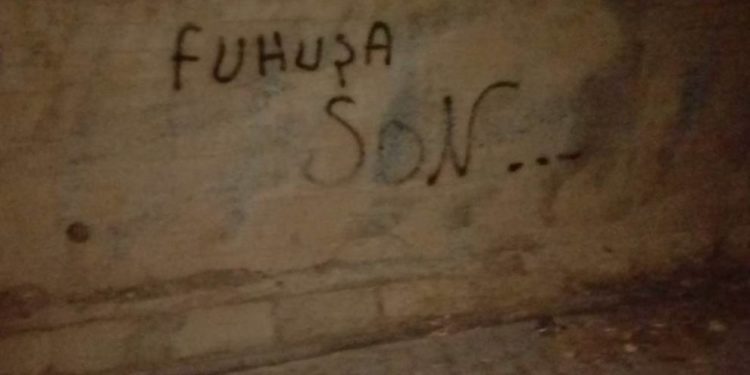 HDP Silopiya Gençlik Meclisinden duvar yazılama eylemi