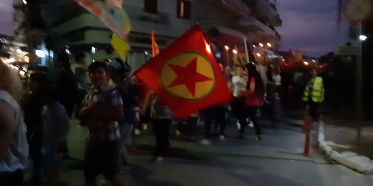 Yunanistan’da gençlikten 15 Ağustos yürüyüşü