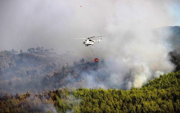 Bodrum’da büyük yangın!