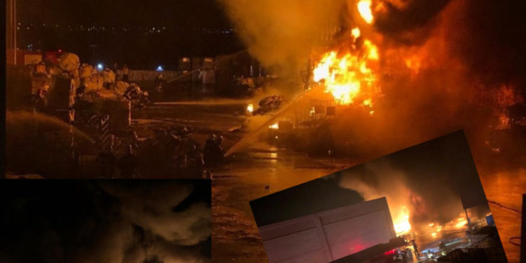 SON DAKİKA – HBDH Milisleri Denizli’de Kimyasal Fabrikasını ateşe verdi