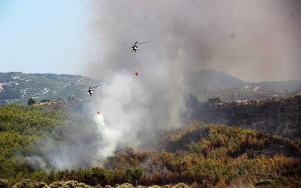 Bodrum’da büyük yangın!