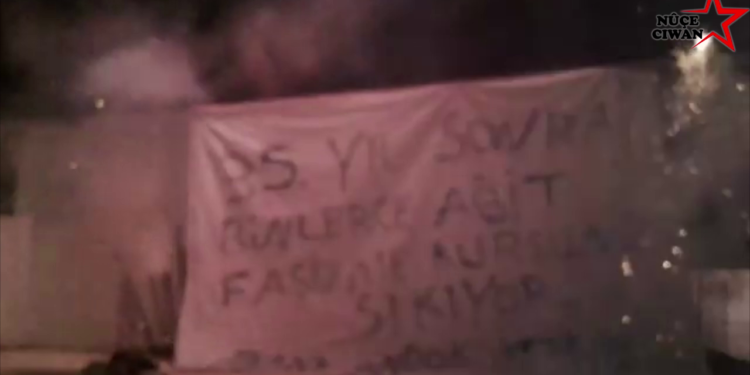 Şehit Zana Andok İntikam Birimi ‘Diriliş Bayramını’ havai fişeklerle kutladı