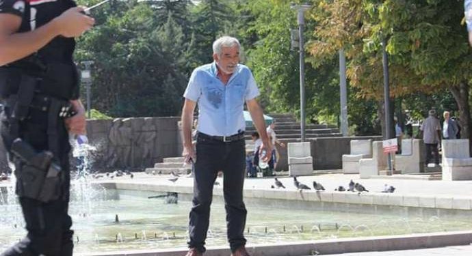 Ankara’da bir yurttaş kendisini yakmak istedi