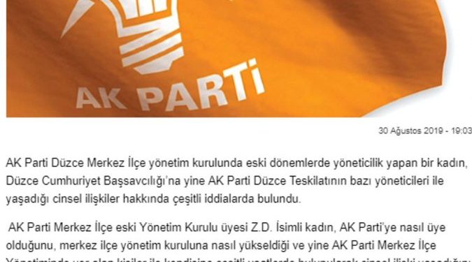 FLAŞ – Akp’de tecavüz skandalı!