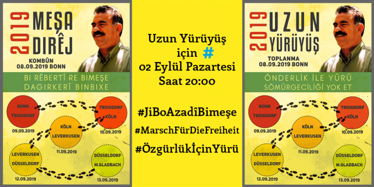 Uzun Yürüyüş’e çağrı videosu ve sosyal medya çalışması