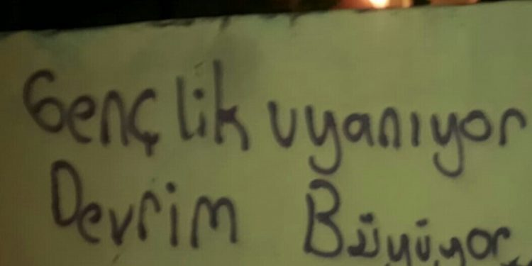 Stewrê gençliğinden yazılama çalışması