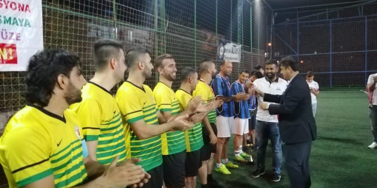 Gençliğin futbol turnuvası sona erdi