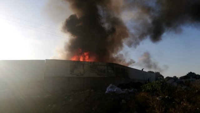 Bursa’da fabrika yangını!