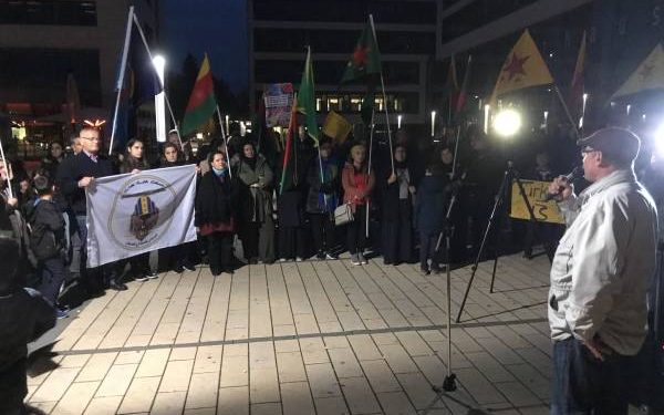 Kürdistanlılar işgal tehditlerine karşı alanlarda!