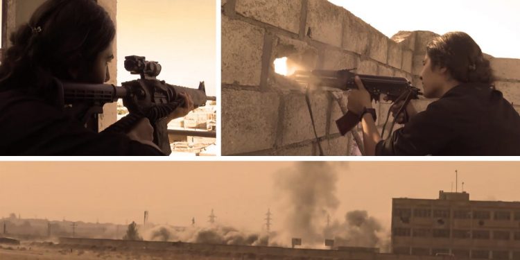 Serêkaniyê direnişinden görüntüler