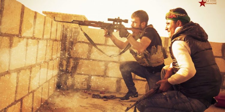 Serêkaniyê cephesinden direniş görüntüleri