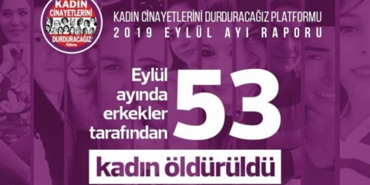 Eylül ayında 53 kadın öldürüldü!