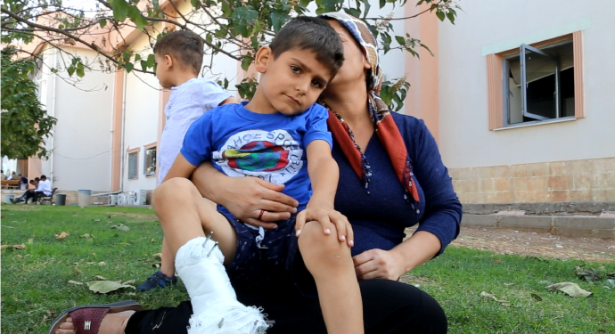 İşgalci Türk polisinin yaraladığı çocuk sakat kalabilir