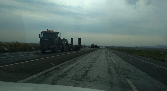 İşgalci Türk devletinin askeri sevkiyatı sürüyor