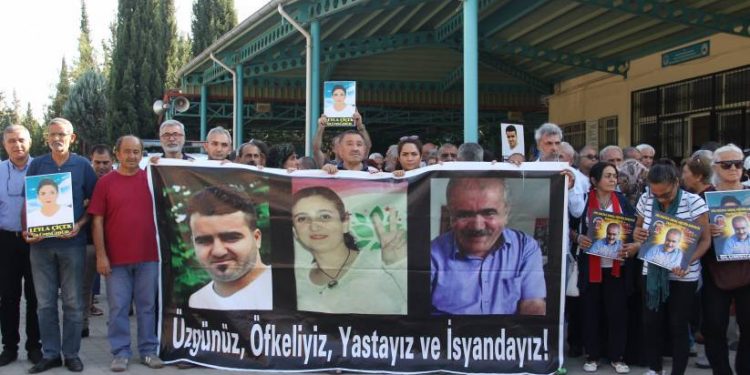 10 Ekim şehitleri Mersin’de anıldı