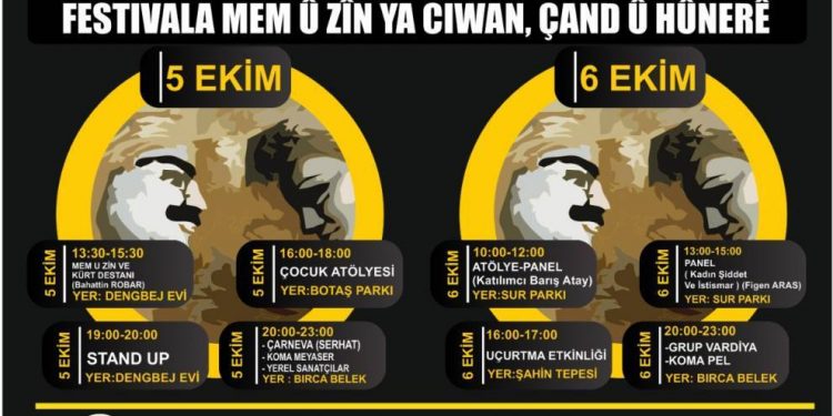 Cizîra Botan’da Mem û Zîn Gençlik Kültür ve Sanat Festivali