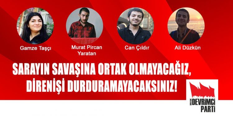 Gözaltındaki Devrimci Partili ve Dev-Güç’lüler açlık grevinde