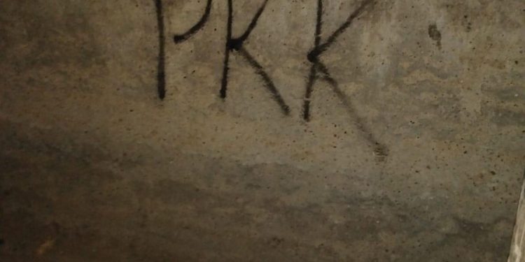 Elîh’de yazılama çalışması ve havai fişekli eylem