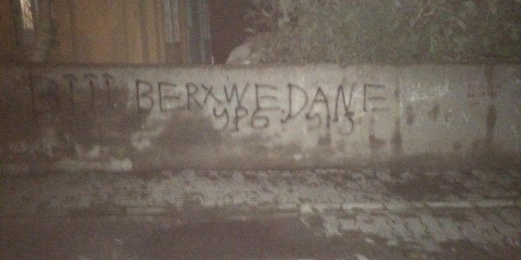 Elîh’de İntikam Biriminden işgale karşı eylemler