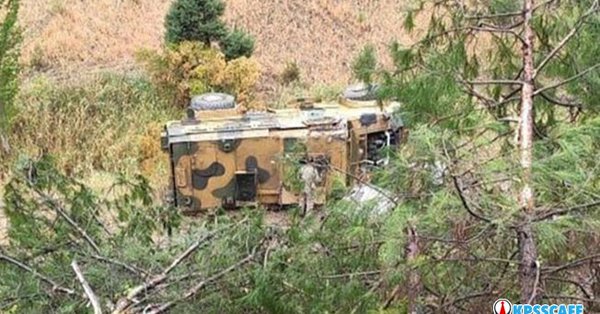 Maraş’ta askeri araç devrildi: 4 işgalci asker yaralandı