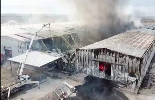 SON DAKİKA – 150 milyon TL’lik fabrika ateşten eylemle imha edildi