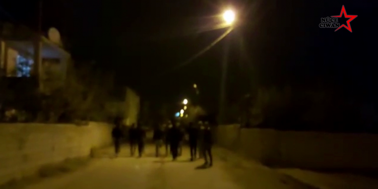 İntikam Birimleri “PKK Halktır Halk Burada” sloganları ile yürüdü