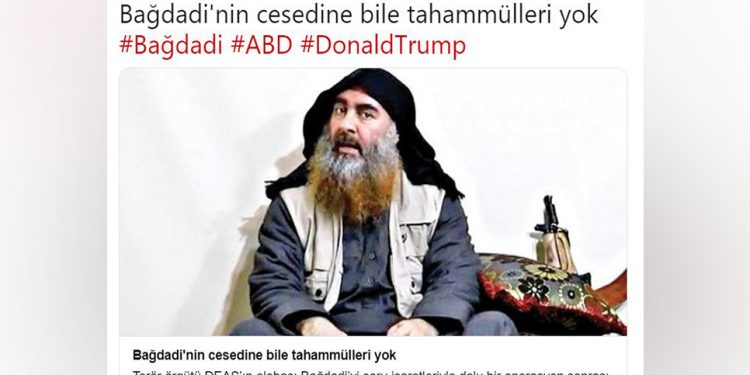 Çukur Medya sözcüsü Yeni Akit’in Bağdadi üzüntüsü!