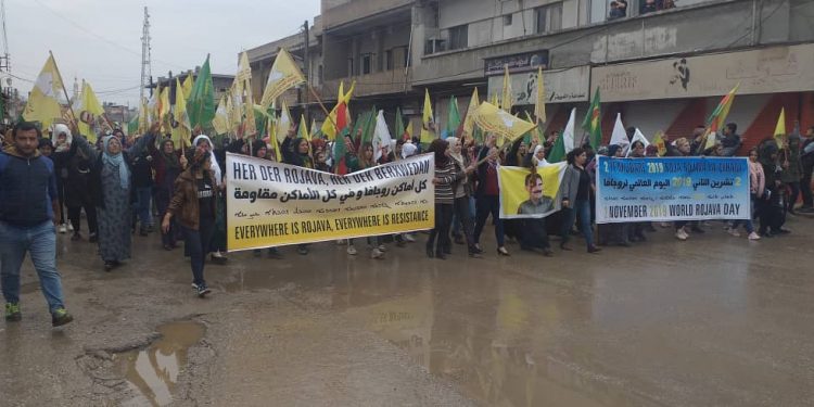 Cizîr Bölgesinde Dünya Rojava Gününü coşkuyla kutlandı