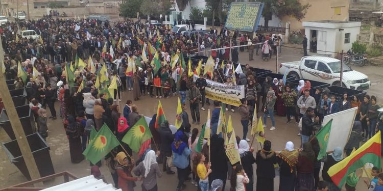 Cizîr Bölgesinde Dünya Rojava Gününü coşkuyla kutlandı