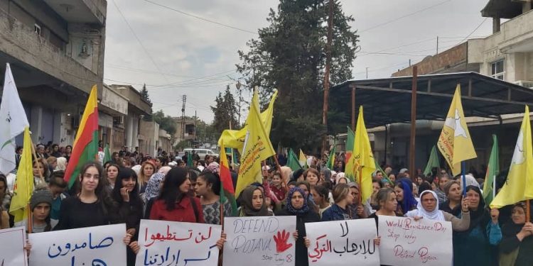 Cizîr Bölgesinde Dünya Rojava Gününü coşkuyla kutlandı