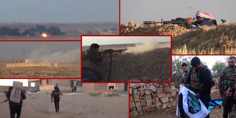 Bîr Îsa köyünün özgürleştirildiği operasyondan görüntüler